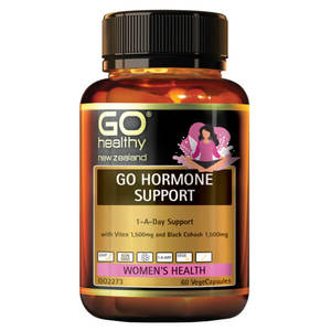 Black Cohosh: Go Healthy Go Hormone Support 60 Veggie Caps