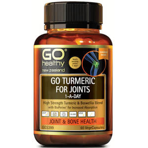 Boswellia: Go Healthy Go Turmeric for Joints 1-A-Day 60 Caps