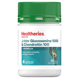 Boswellia: Healtheries Jointex Plus Glucosamine 1000 & Chondroitin 100 60 Tablets