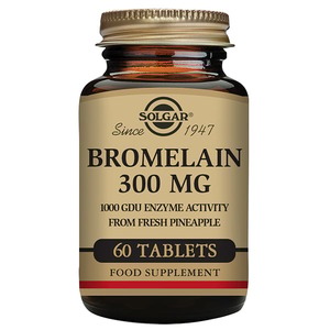 Bromelain: Solgar Bromelain 300mg 60 Tabs