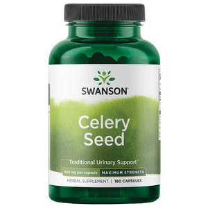 Celery: Swanson Celery Seed Maximum Strength 500mg 180 Caps