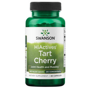 Swanson Tart Cherry HiActives 465mg 60 Caps
