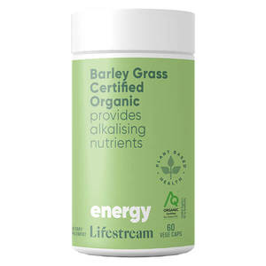 Lifestream Barley Grass Certified Organic 60 Caps