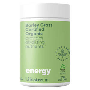 Lifestream Barley Grass Certified Organic 240 Caps