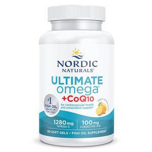 Coenzyme Q10: Nordic Naturals Ultimate Omega + CoQ10 60 Softgels