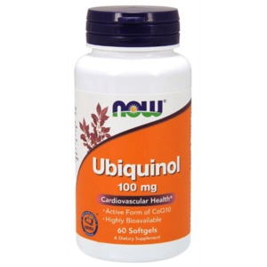 Coenzyme Q10: Now Foods Ubiquinol 100mg 60 Softgels