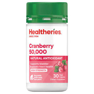 Cranberry: Healtheries Cranberry 50,000 30 Caps