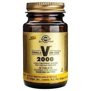 Vegan: Solgar VM-2000 Multi-Nutrient 30 Tabs CLEARANCE Short Dated end of 03/2026