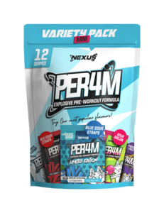 All Except Gift Cards: Nexus PER4M Pre-Workout Variety Pack