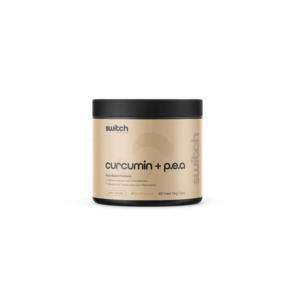 SWITCH Essentials - CURCUMIN + P.EA - TGA [60 Capsules]