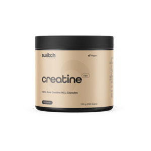 SWITCH Essentials - CREATINE HCL [240 Capsules]