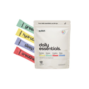 Switch Nutrition: SWITCH Assorted Essentials - Sample Pack Pouch [12 Stick packs]