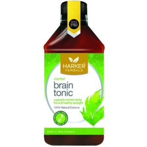 Harker Herbals: Harker Herbals Brain Tonic 500ml CLEARANCE Short Dated end of 09/2026