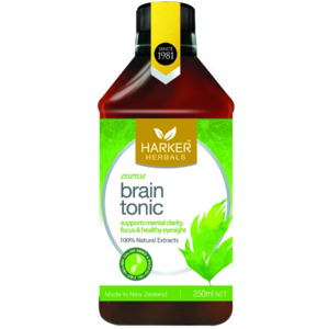 Harker Herbals Brain Tonic 250ml CLEARANCE Short Dated end of 09/2026