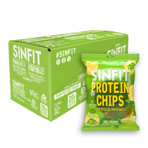 SINFIT Dill Pickle Protein Chips