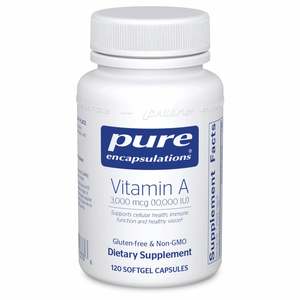 Vitamin A: Pure Encapsulations Vitamin A (10,000IU) 120 caps