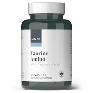 Vitafit Taurine Amino 50 Caps CLEARANCE Short Dated end of 09/2026