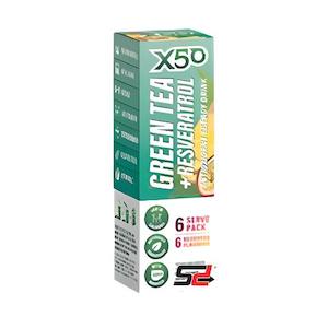 X50 | Green Tea Test Pack of 6