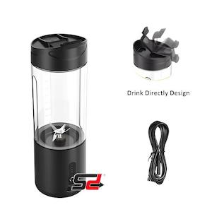 VASOLATE | Mini Portable Blender & Unique Drink Spout - BLACK