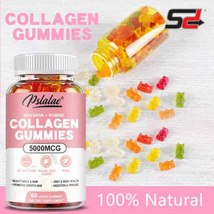 General Health 1: Collagen Gummies - Promote Hair Growth, Skin Care, Brighten Skin Tone, Hydrolyze Skin, Help Nail Bone Joints