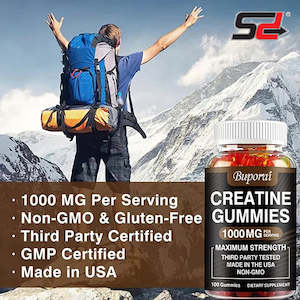 Creatine 1: Creatine Monohydrate Gummies - Boost Energy, Build Muscle Mass, and Improve Athletic Performance
