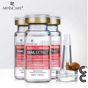 Clancartel Com: Snail Essence Wrinkle Serum (3 vials per order)Skin Care Moisturising Repair Cream Acne Serum