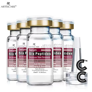 Clancartel Com: Six Peptides Face Serum (5 vials per order) for Moisturising Facial Essence Skin Care Peptide Face Liquid