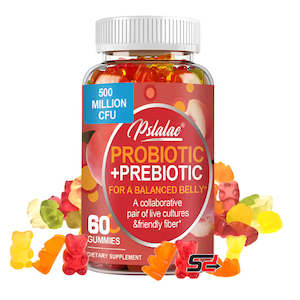 Probiotic + Prebiotic Gummies - Promote Digestive Health and Relieve Bloating