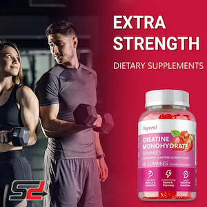 Creatine Monohydrate Gummies - Increases Lean Muscle Mass, Gluten Free, Supports&hellip;