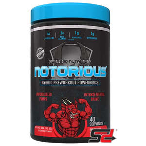 Pre Workout 1: Nubreed Nutrition | Notorious High Energy Pumps