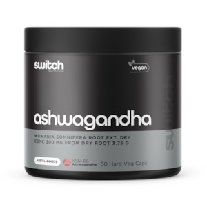 Switch Nutrition Essentials Ashwagandha (KSM-66®)