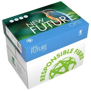Products: New Future Opti A4 68gsm Carbon Neutral White Copy Paper, 5 Packs of 500