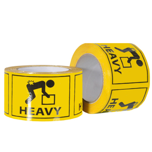 Products: HEAVY Yellow Printed Labels on a Roll