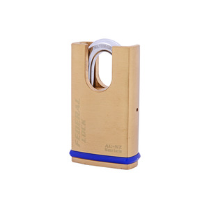 Padlocks: Federal Solid Brass Padlock - 70P