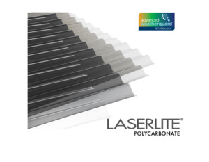 Products: Laserlite Corrugated Polycarbonate Sheet – 25 year warranty
