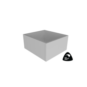 kubos Planter Box 400w x 200h White