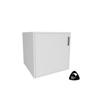 kubos Cube with Door 600w x 600h x 600d White