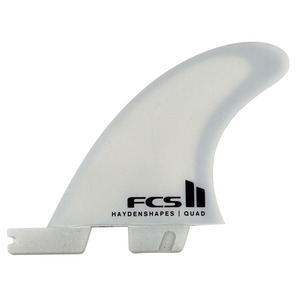 FCS II Haydenshapes Quad Rear Fin Set