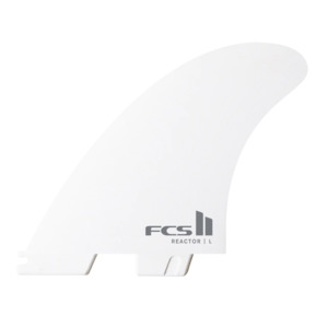 FCS II Reactor White Edition Tri Fin Set