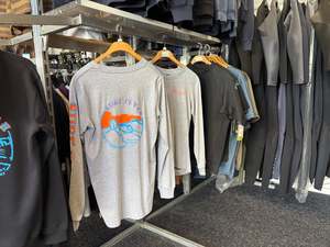 Mens: Surf Fevah Grey Long Sleeve