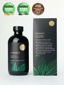 Relaxation & Sleep Support Bubble Bath 200mL. Surrender Into Deep Restorative Sleep