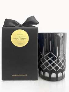 Crystal Series Candles: Black Raspberry & Vanilla Crystal Series Soy Long Burning Candle 1.275kg