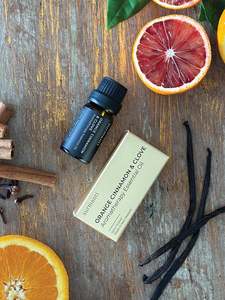 Christmas Fragrances: Orange Cinnamon & Clove Aromatherapy Essential Oil - 10mL