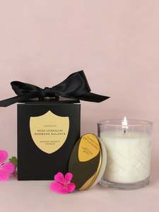 Rose Geranium Hormone Balance Aromatherapy Candle - 125g Supports Hormone Balanc&hellip;