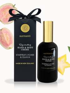 Moisturisers: Starfruit Lychee & Guava Hand & Body Creme - Surmanti