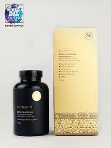 Award Winning: Prime & Polish Body Exfoliator With Reusable Mitt - 300g. Transform Your Skin, Award-Winning Prime & Polish Body Exfoliator