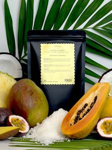 Mango Papaya Coconut: Mango & Papaya Body - Scrub, Polish & Glow - 200g