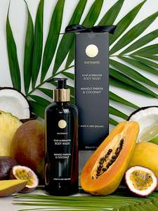 Mango Papaya Coconut: Mango Papaya & Coconut Body Wash - Soap Alternative 300mL