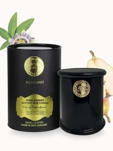 Pear & Passionflower Soy Long Burning Candle 250g