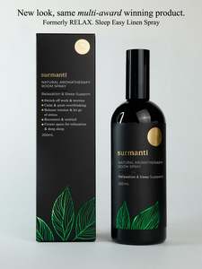 Just Landed: Relaxation & Sleep Support Natural Room Spray 200mL. Calm & Quiet Overthinking, Release & Let Go of Stress